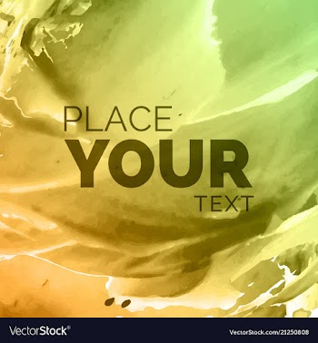 Watercolor template for your text vector image
