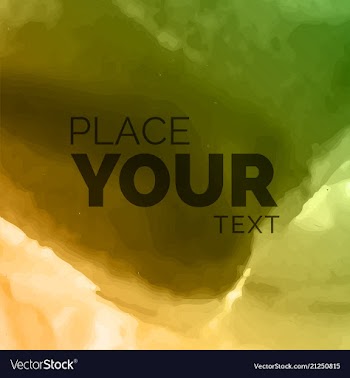 Watercolor template for your text vector image