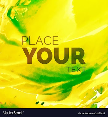 Watercolor template for your text vector image