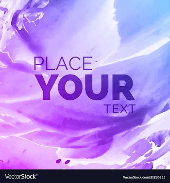 Watercolor template for your text vector image