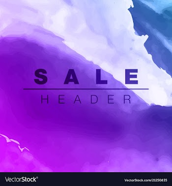 Watercolor template for your text vector image