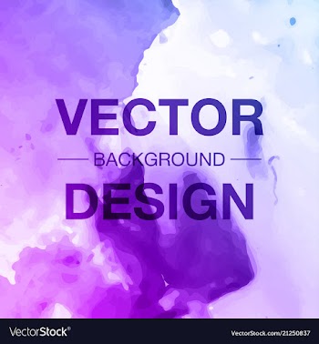 Watercolor template for your text vector image