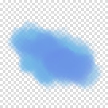 Watercolor, torn blue paper transparent background PNG clipart