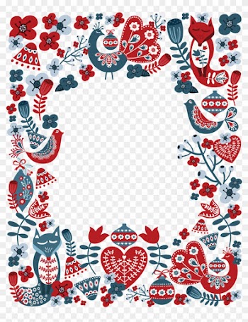 Watercolor Transparent Christmas Border Png - Transparent Christmas Photo Border