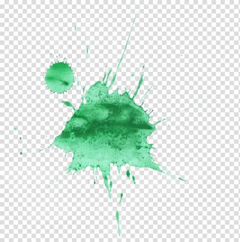 Watercolor Wheel Watercolor painting Green, Green transparent background PNG clipart