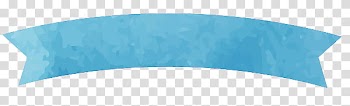 Watercolors ribons, teal ribbon border transparent background PNG clipart