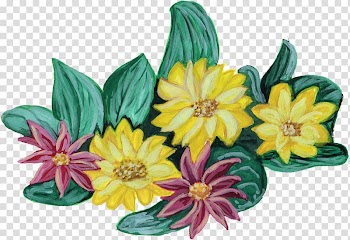 Watercolour Flowers Cut flowers Watercolor painting Floral design, flower paint transparent background PNG clipart