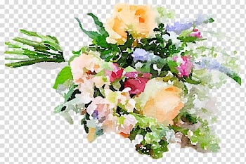 Watercolour Flowers Flower bouquet Cut flowers Floral design, watercolor flower transparent background PNG clipart