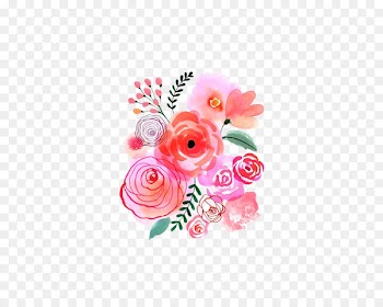 Watercolour Flowers Watercolor: Flowers Flower bouquet Painting - Watercolor Flowers 