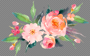 Watercolour Flowers Watercolor painting Art Transparent Watercolor ...