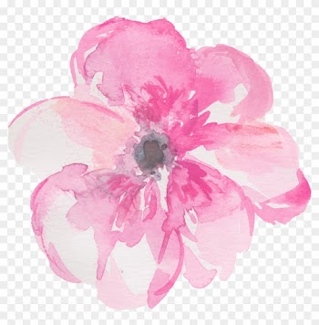 Watercolour Flowers Watercolor Painting Clip Art - Water Paint Flowers Transparent Background