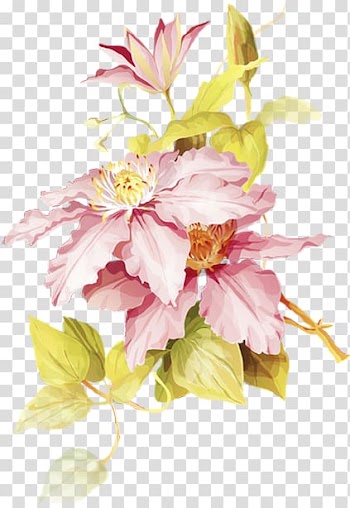 Watercolour Flowers Watercolor painting Drawing, flower transparent background PNG clipart