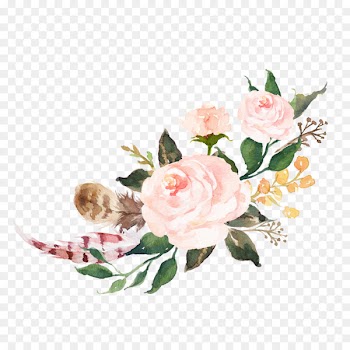 Watercolour Flowers Watercolor painting Pink flowers Rose - flower 