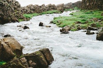 Waterfalls and Boulder Rocks