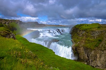 Waterfalls and Green Mountain Valley