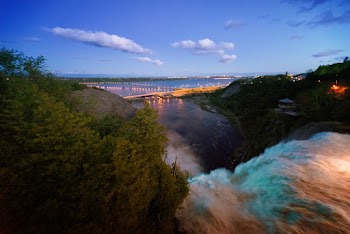 Waterfalls at Dusk