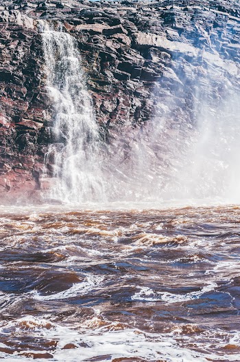Waterfalls From The Mountain