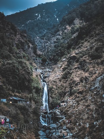 Waterfalls In Mountain