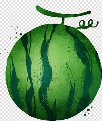 Watermelon Citrullus lanatus Watercolor painting, Hand-painted watermelon fruit transparent background PNG clipart