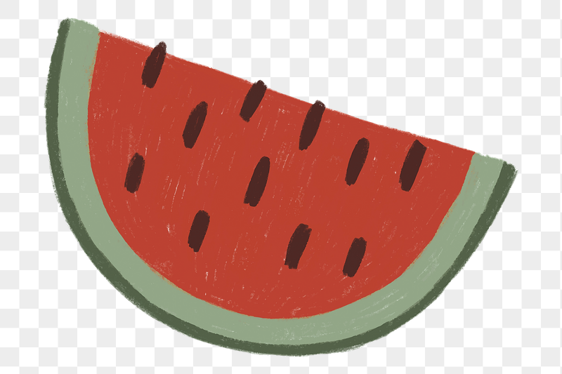 Watermelon fruit png sticker, cute | Free PNG - rawpixel