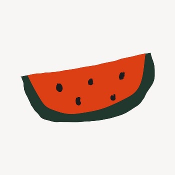 Watermelon fruit sticker, cute doodle | Free Vector Illustration - rawpixel