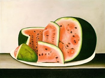 Watermelon on a Plate (mid | Free Photo Illustration - rawpixel
