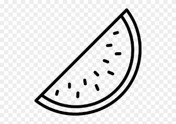 Watermelon Png File - Food Clip Art Black And White Watermelon