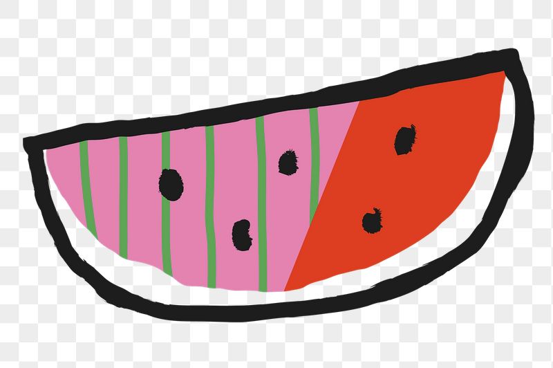 Watermelon png sticker, funky doodle, | Free PNG Illustration - rawpixel