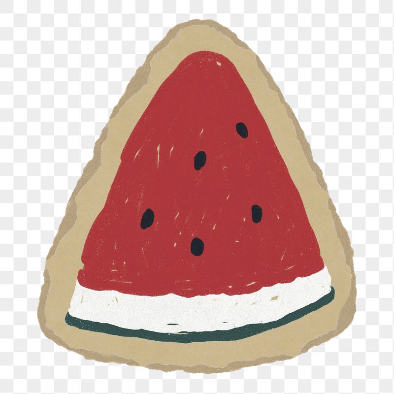 Watermelon png sticker, torn paper | Free PNG - rawpixel