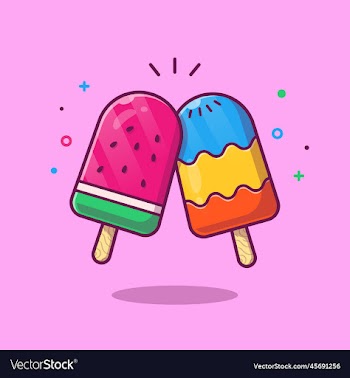 watermelon popsicle cartoon