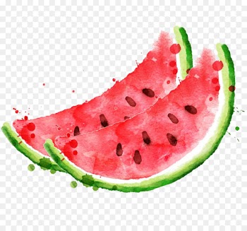 Watermelon Royalty-free Stock photography Clip art - Watermelon watercolor 