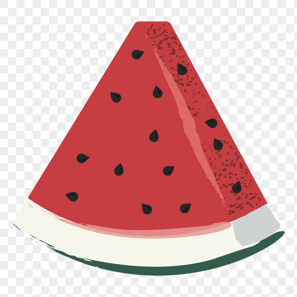Watermelon slice png sticker, fruit | Free PNG - rawpixel