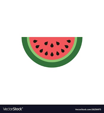 Watermelon slice vector image
