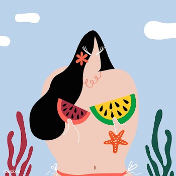 Watermelons as bikini | Free stock vector - 580343