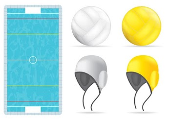 Waterpolo Pool And Items