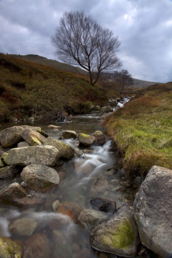 Waters Flowing Calmly in the River