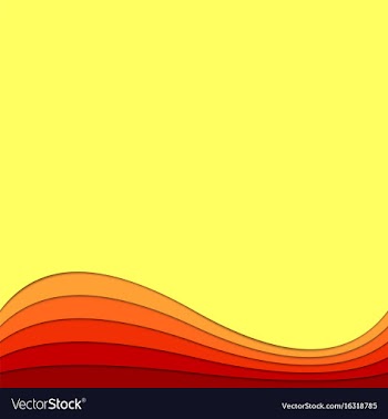 Wave abstract background from curved layers vector image