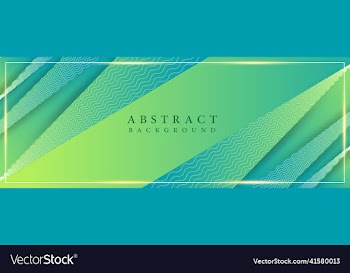 wave art abstract green background with soft