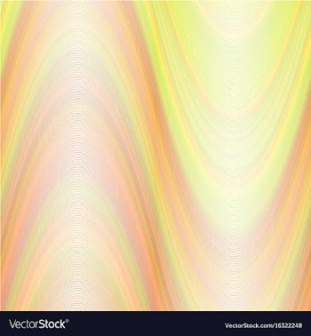 Wave background from thin colorful wavy lines vector image