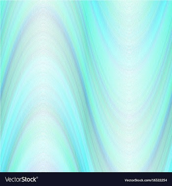 Wave background from thin colorful wavy lines vector image