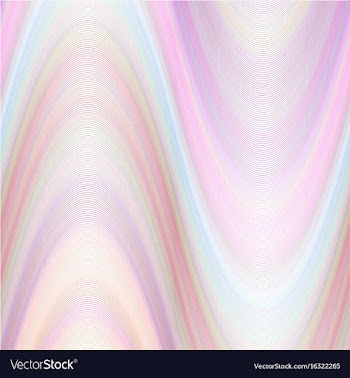 Wave background from thin colorful wavy lines vector image