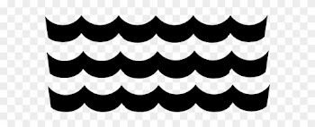 Wave Clip Art Black And White - Wave Border Clip Art