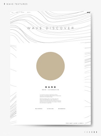 Wave discover band info vector | Free stock vector - 495761
