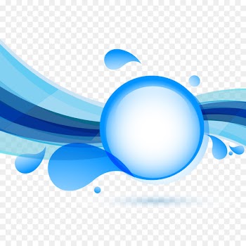 Wave Euclidean vector Abstract art Shape - Vector blue line 