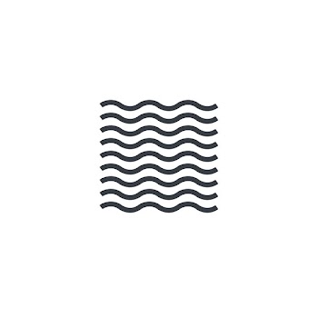 Wave Icon Sign Design