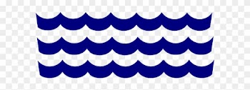 Wave Pattern Navy Clip Art At Clker - Wave Border Clip Art
