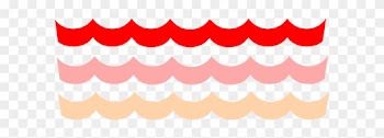 Wave Pattern Red Clip Art - Wave Border Clip Art