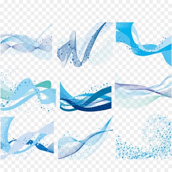 Wave vector Line Euclidean vector - Wavy lines 