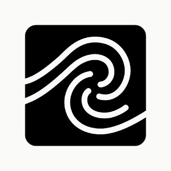 Wave web UI icon psd in flat style | Free stock illustration | High Resolution graphic