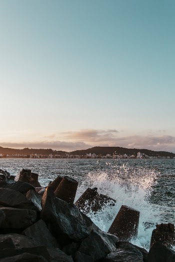 Waves Crashing